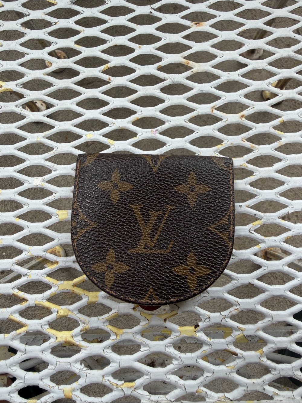 Louis Vuitton Monogram Canvas Coin Pouch in Brown